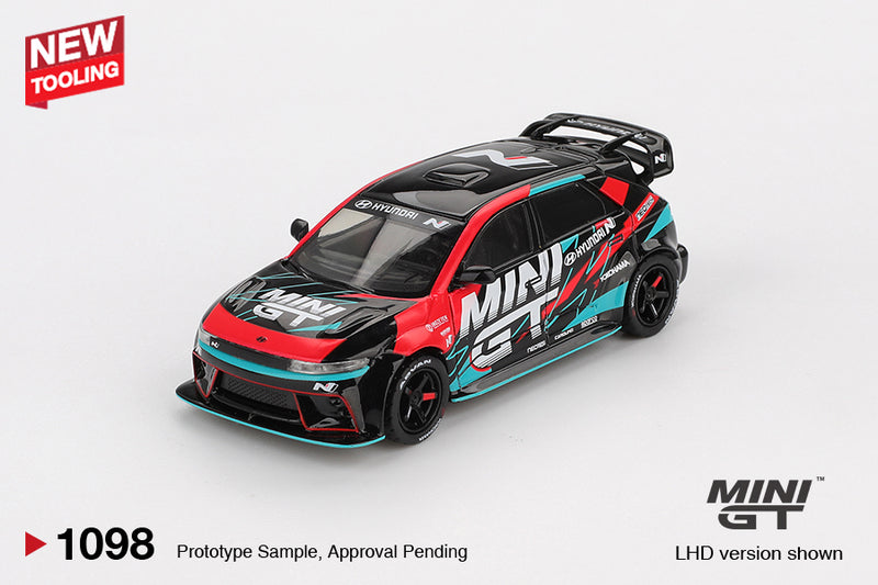 Laad de afbeelding in de Gallery-viewer, Hyundai IONIQ 5N MINI GT RS- 01T TOKYO AUTO SALON 2025 (LHD) MINI GT 1:64
