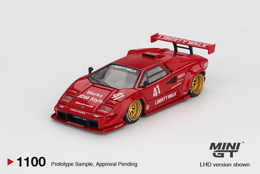 Lamborghini COUNTACH LB- WORKS ROOD 2025 (LHD) MINI GT 1:64