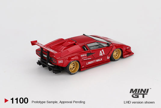 Lamborghini COUNTACH LB- WORKS ROOD 2025 (LHD) MINI GT 1:64