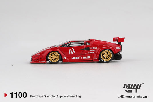 Lamborghini COUNTACH LB- WORKS ROOD 2025 (LHD) MINI GT 1:64