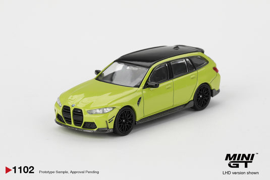 Bmw M3 (G82) TOURING SAO PAULO YELLOW 2025 (LHD) MINI GT 1:64