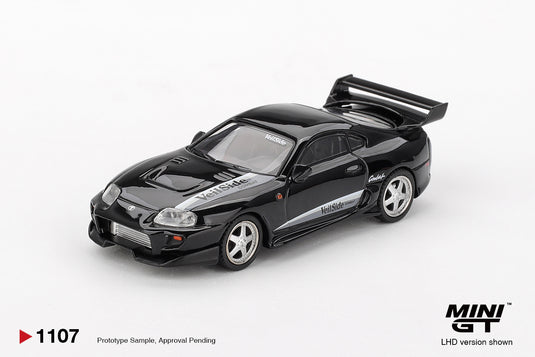 Toyota SUPRA MK4 (A80) VEILSIDE COMBAT V-II NOIR 2011 (LHD) MINI GT 1:64