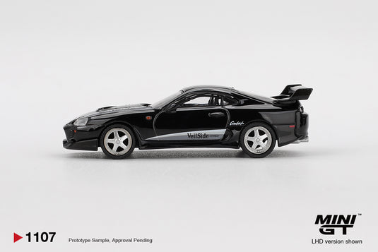 Toyota SUPRA MK4 (A80) VEILSIDE COMBAT V-II NOIR 2011 (LHD) MINI GT 1:64
