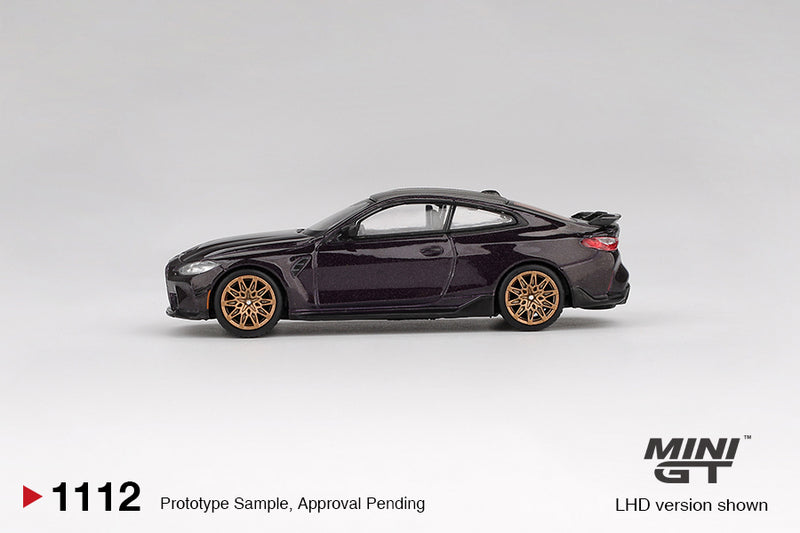 Laad de afbeelding in de Gallery-viewer, Bmw M4 (G82) PRESTATIE DAYTONA PAARS 2021 MINI GT 1:64
