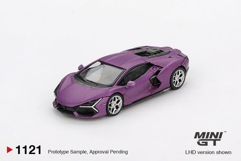 Chargez l&#39;image dans la visionneuse de la galerie, Lamborghini REVUELTO 30ÈME MAT VIOLET 2024 (LHD) MINI GT 1:64
