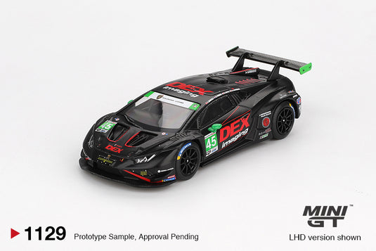 Lamborghini HURACAN GT3 EVO 2 #45 DEX IMAGING DAYTONA 24 UUR 2024 (LHD) MINI GT 1:64