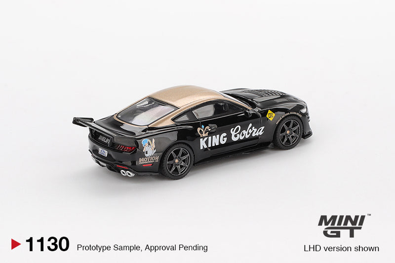 Chargez l&#39;image dans la visionneuse de la galerie, Ford SHELBY GT500 DRAGON SNAKE CONCEPT NOIR &amp; OR 2020 (LHD) MINI GT 1:64
