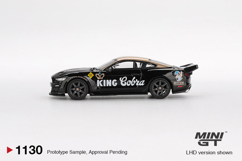 Chargez l&#39;image dans la visionneuse de la galerie, Ford SHELBY GT500 DRAGON SNAKE CONCEPT NOIR &amp; OR 2020 (LHD) MINI GT 1:64
