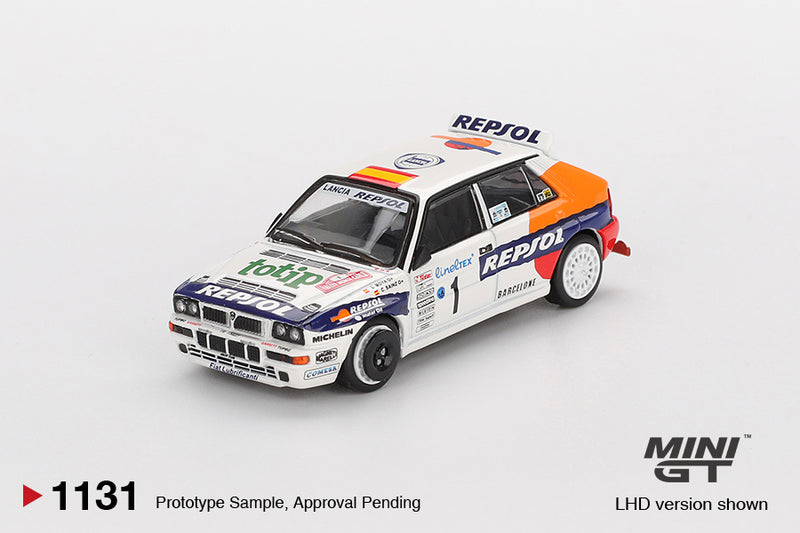 Chargez l&#39;image dans la visionneuse de la galerie, Lancia DELTA INTEGRALE EVOLUZIONE #1 RALLY MONTE CARLO 1993 (LHD) MINI GT 1:64
