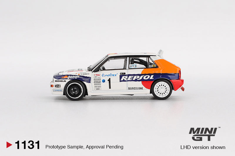 Chargez l&#39;image dans la visionneuse de la galerie, Lancia DELTA INTEGRALE EVOLUZIONE #1 RALLY MONTE CARLO 1993 (LHD) MINI GT 1:64
