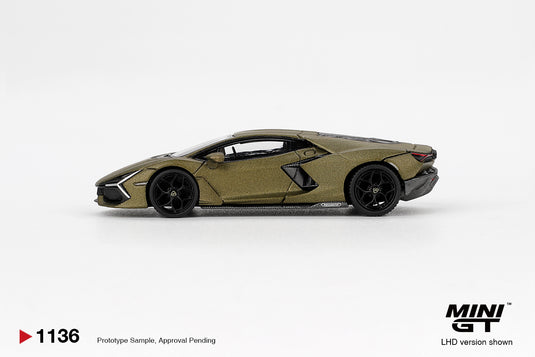 Lamborghini REVUELTO MAT GROEN 2023 (LHD) MINI GT 1:64