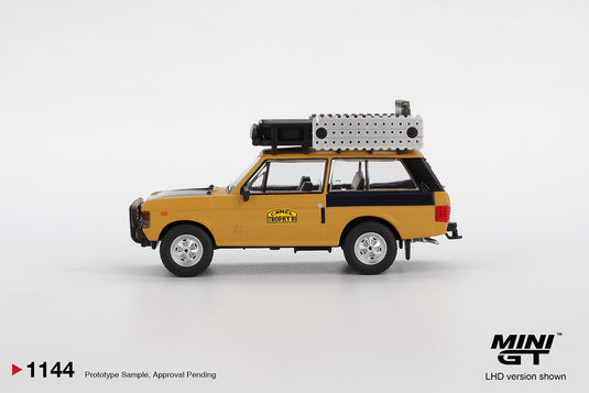 Land Rover RANGE ROVER C.SWOBODA & K.MENTEL VAINQUEURS CAMEL TROPHY SUMATRA 1981 (LHD) MINI GT 1:64