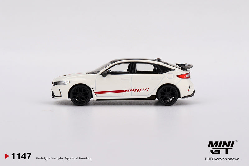 Load image into Gallery viewer, Honda CIVIC (FL-5) TYPE R ULTIMATE EDITION CHAMPIONSHIP WHITE 2025 (LHD) MINI GT 1:64
