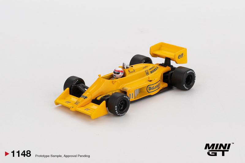Chargez l&#39;image dans la visionneuse de la galerie, Lotus 99T #11 SATORU NAKAJIMA MONACA F1 GP 1987 (LHD) MINI GT 1:64
