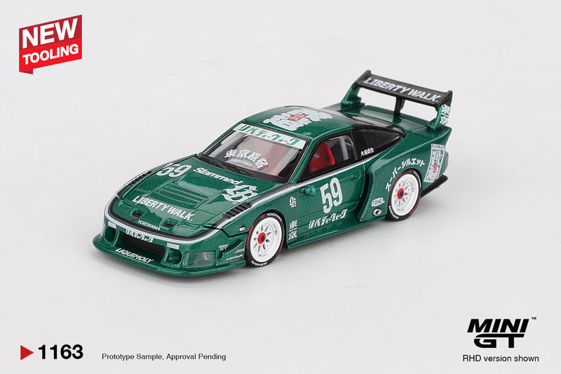 Chargez l'image dans la visionneuse de la galerie, Nissan 180SX LB-SUPER SILHOUETTE TAS 2026 (RHD) MINI GT 1:64
