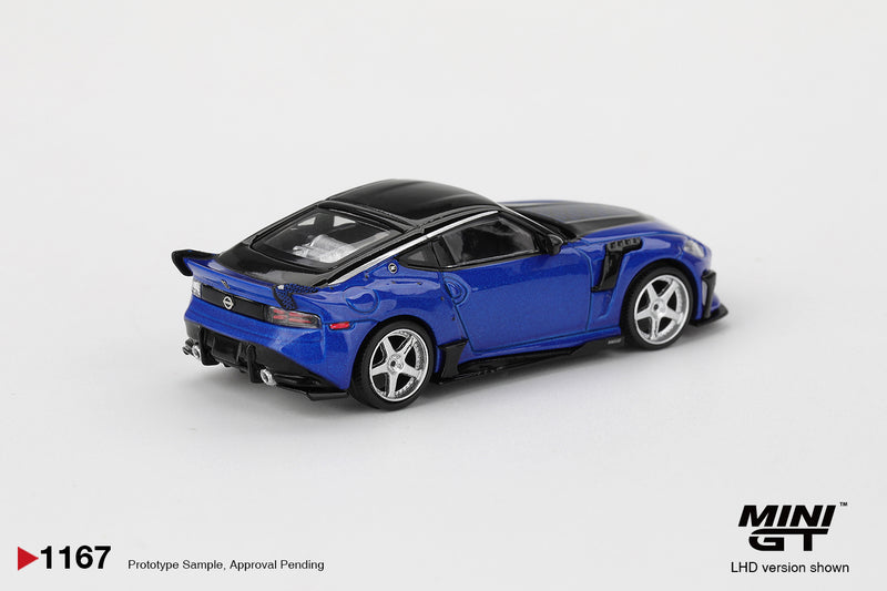 Load image into Gallery viewer, Nissan FAIRLADY Z VEILSIDE FFZ400 SEIRAN BLUE 2024 (LHD) MINI GT 1:64
