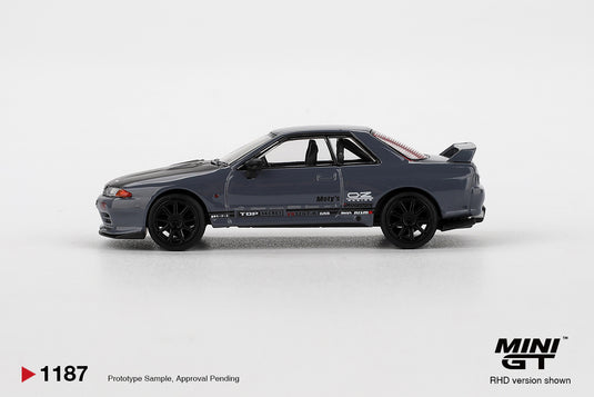 Nissan GTR TOP SECRET VR32 STEALTH GRIJS 2025 (RHD) MINI GT 1:64