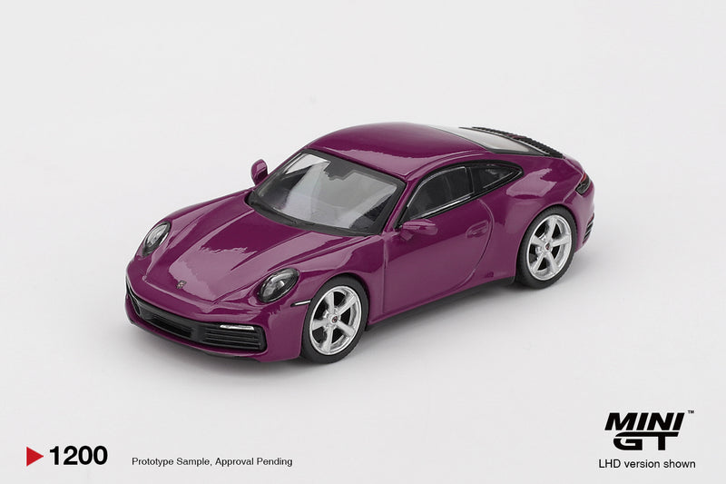 Load image into Gallery viewer, ‼️LIMITED EDITION‼️ Porsche 911 (992) RUBYSTONE RED 4 CARS SET 2025 MINI GT 1:64
