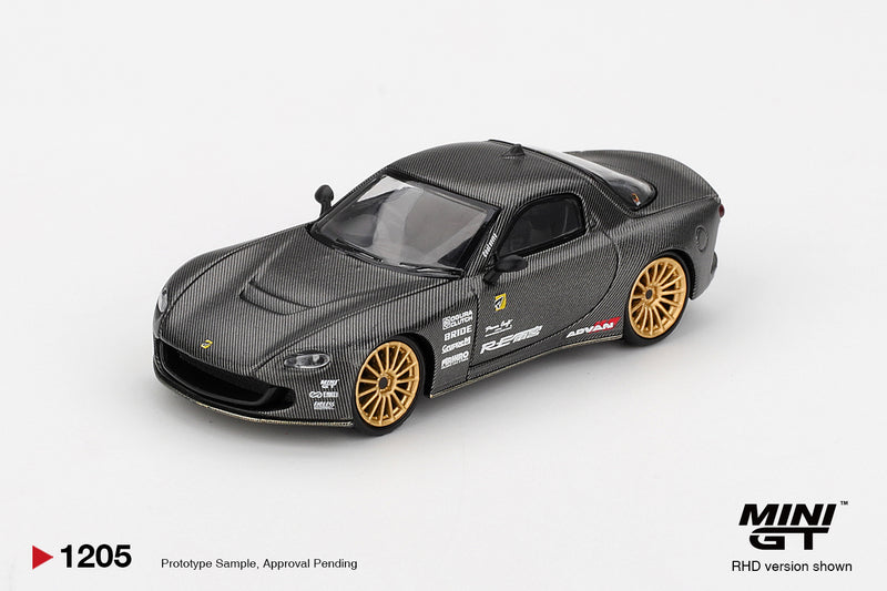 Load image into Gallery viewer, Mazda RX7 (FD3S) RE-AMEMIYA MATSUKIYO KOKU 3 ROTOR NA-7 TAS 2025 BEST TUNED CAR AWARD 2025 (RHD) MINI GT 1:64
