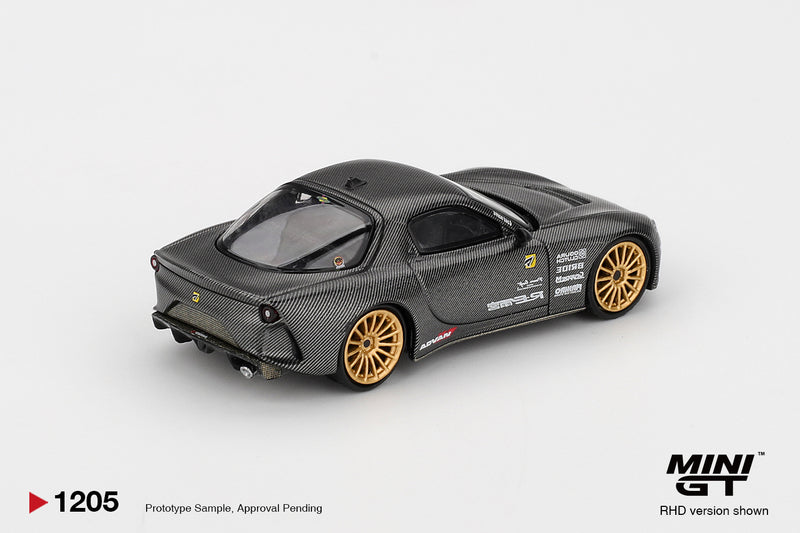 Load image into Gallery viewer, Mazda RX7 (FD3S) RE-AMEMIYA MATSUKIYO KOKU 3 ROTOR NA-7 TAS 2025 BEST TUNED CAR AWARD 2025 (RHD) MINI GT 1:64
