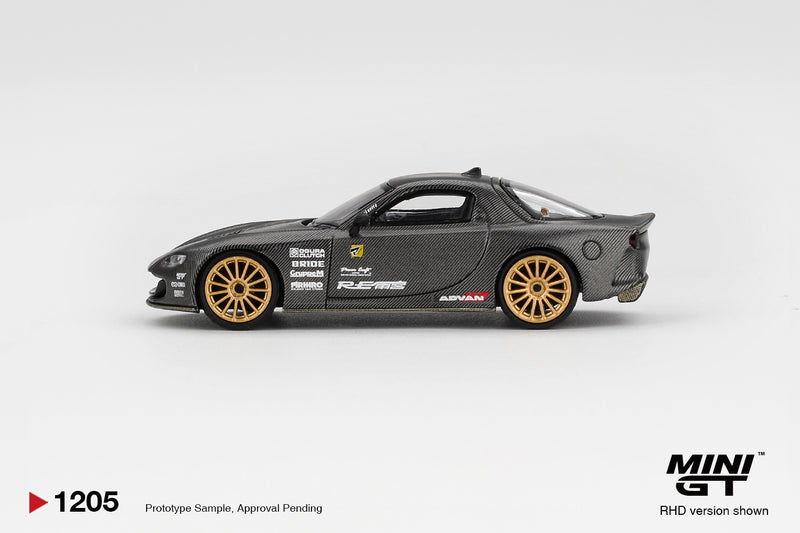 Load image into Gallery viewer, Mazda RX7 (FD3S) RE-AMEMIYA MATSUKIYO KOKU 3 ROTOR NA-7 TAS 2025 BEST TUNED CAR AWARD 2025 (RHD) MINI GT 1:64
