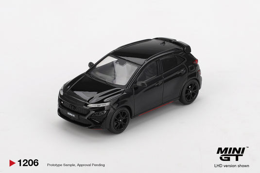 Hyundai KONA N FANTOOM ZWART 2022 MINI GT 1:64