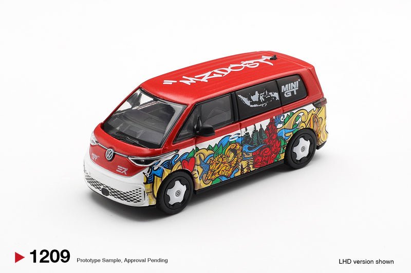 Chargez l'image dans la visionneuse de la galerie, VOLKSWAGEN ID.BUZZ MIZU DESIGN 2025 (LHD) MINI GT 1:64
