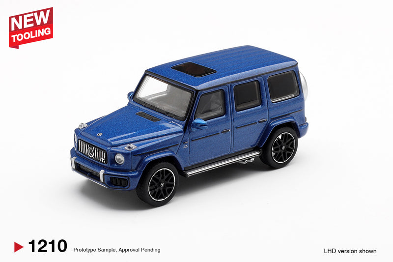 Load image into Gallery viewer, MERCEDES-BENZ G CLASS 63 AMG DARK BLUE METALLIC 2024 (LHD) MINI GT 1:64
