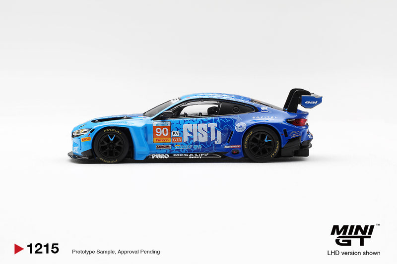 Laad de afbeelding in de Gallery-viewer, ‼️BEPERKTE EDITIE SLECHTS 2000 STUKS VOOR EUROPA‼️ BMW M4 GT3 EVO #90 FIST TEAM AAI 2025 CHINA GT (LHD) MINI GT 1:64

