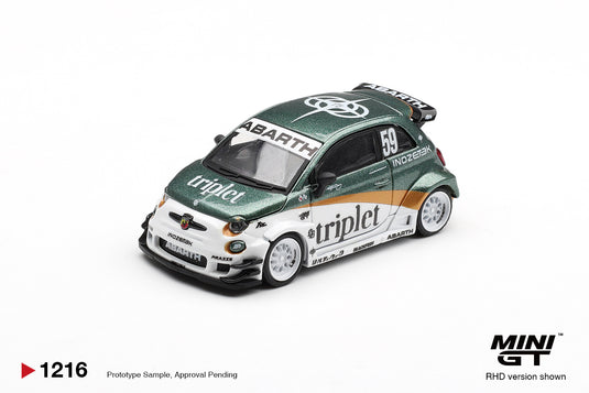 ‼️ÉDITION SPÉCIALE‼️FIAT 595 ABARTH LB-WORKS TY ÉDITION 2026 (RHD) MINI GT 1:64