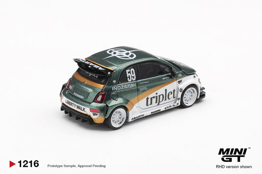 ‼️SPECIALE EDITIE‼️FIAT 595 ABARTH LB-WORKS TY EDITION 2026 (RHD) MINI GT 1:64