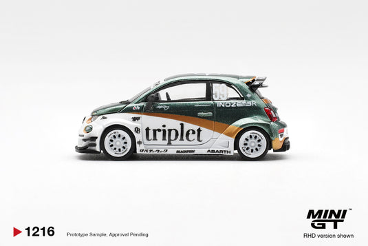‼️SPECIALE EDITIE‼️FIAT 595 ABARTH LB-WORKS TY EDITION 2026 (RHD) MINI GT 1:64