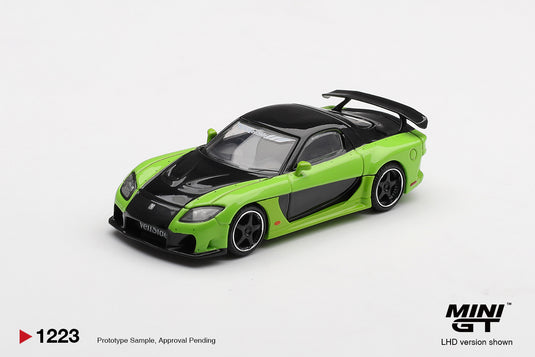 MAZDA RX-7 (FD) VEILSIDE FORTUNE7 VERT 2012 (LHD) MINI GT 1:64