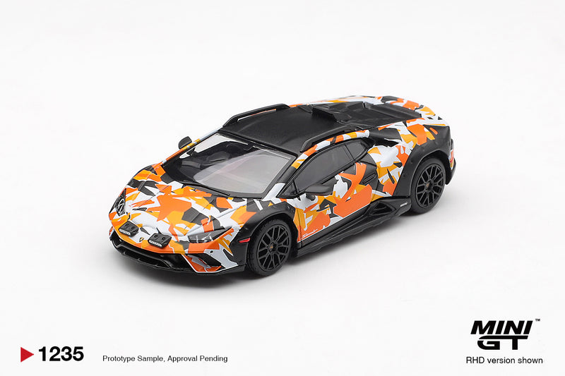 Chargez l'image dans la visionneuse de la galerie, ‼️ÉDITION LIMITÉE‼️ LAMBORGHINI HURACAN STERRATO ALL TERRAIN ENSEMBLE DE 4 VOITURES 2025 MINI GT 1:64
