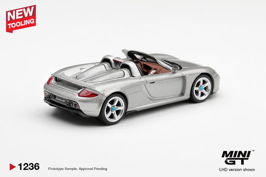 PORSCHE CARRERA GT SILVER METALLIC 2006 MINI GT 1:64