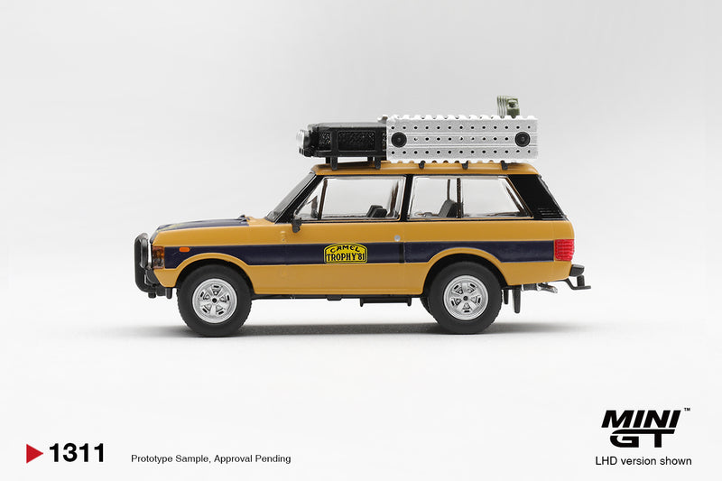 Chargez l'image dans la visionneuse de la galerie, LAND ROVER RANGE ROVER CAMEL TROPHY N.SUDMANN &amp; F.HOFMANN SUMATRA 1981 MINI GT 1:64
