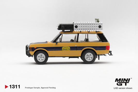 LAND ROVER RANGE ROVER CAMEL TROPHY N.SUDMANN & F.HOFMANN SUMATRA 1981 MINI GT 1:64