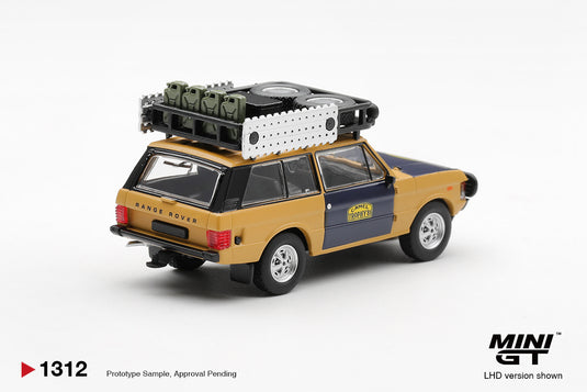 LAND ROVER RANGE ROVER CAMEL TROPHY SUMATRA H.FISCHER & W.BAYS SUMATRA 1981 MINI GT 1:64
