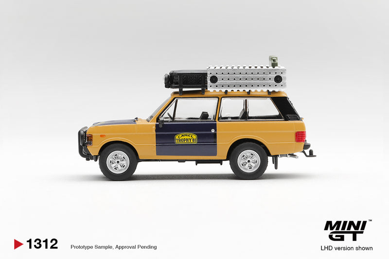 Chargez l'image dans la visionneuse de la galerie, LAND ROVER RANGE ROVER CAMEL TROPHY SUMATRA H.FISCHER &amp; W.BAYS SUMATRA 1981 MINI GT 1:64
