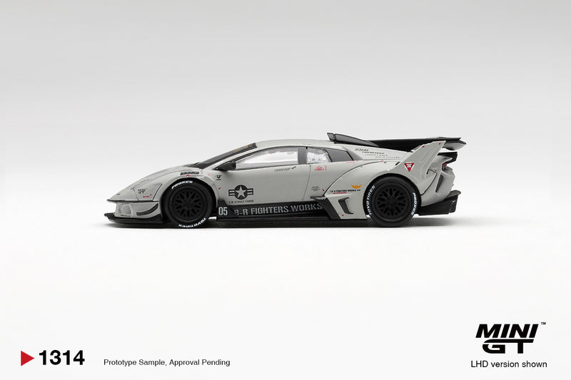 Laad de afbeelding in de Gallery-viewer, LAMBORGHINI GT EVO LB- SILHOUETTE WORKS MURCIELAGO 2025 MINI GT 1:64
