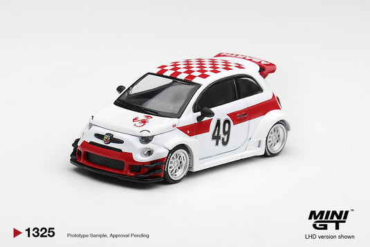 FIAT 595 ABARTH LB-WORKS X ABAS WORKS 1000 TC HOMMAGE 2026 MINI GT 1:64