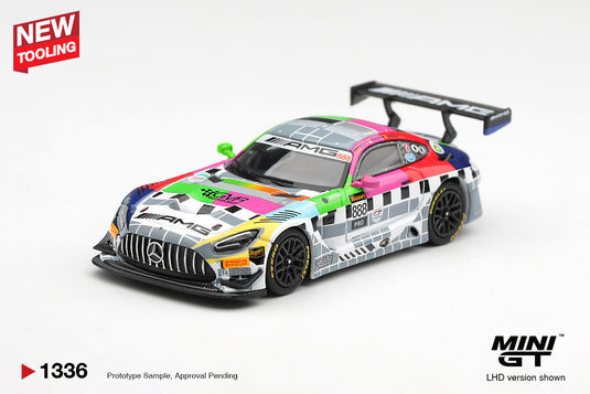 MERCEDES-BENZ AMG GT3 888 MERCEDES-AMG TEAM GMR MEGUIARS BATHURST 12 HOUR 2025 MINI GT 1:64
