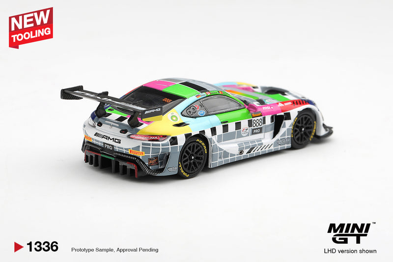 Load image into Gallery viewer, MERCEDES-BENZ AMG GT3 888 MERCEDES-AMG TEAM GMR MEGUIARS BATHURST 12 HOUR 2025 MINI GT 1:64

