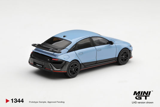 HYUNDAI IONIQ 6 N PERFORMANCE BLAUW MINI GT 1:64