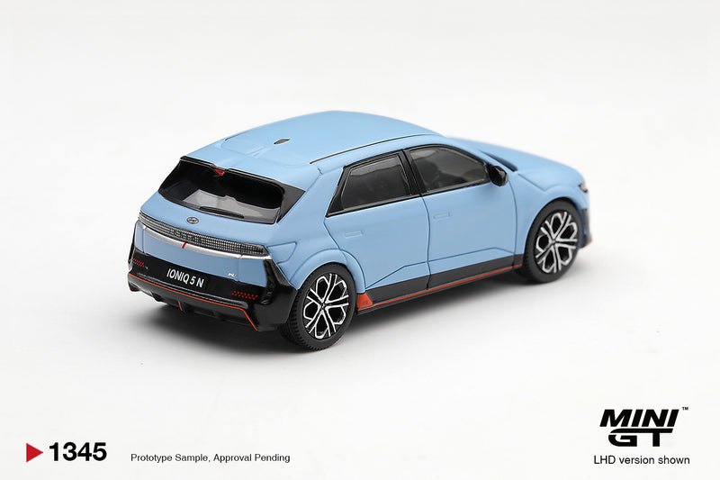 Load image into Gallery viewer, HYUNDAI IONIQ 5 N PERFORMANCE BLUE MATT MINI GT 1:64
