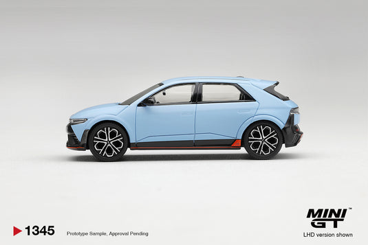 HYUNDAI IONIQ 5 N PERFORMANCE BLUE MATT MINI GT 1:64