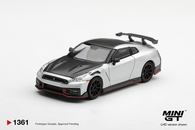 Chargez l'image dans la visionneuse de la galerie, NISSAN GT-R R35 NISMO ARGENTÉ 2024 MINI GT 1:64
