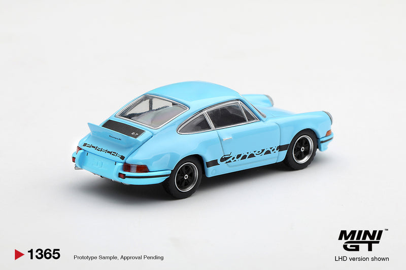 Load image into Gallery viewer, PORSCHE 911 (911) CARRERA RS 2 7 GULF BLUE 1973 MINI GT 1:64
