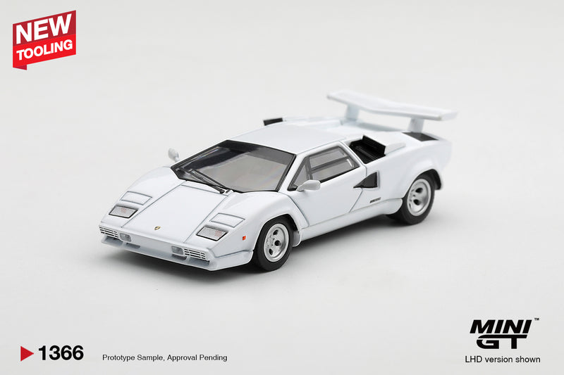 Chargez l'image dans la visionneuse de la galerie, LAMBORGHINI COUNTACH LP500S BLANC 1982 MINI GT 1:64
