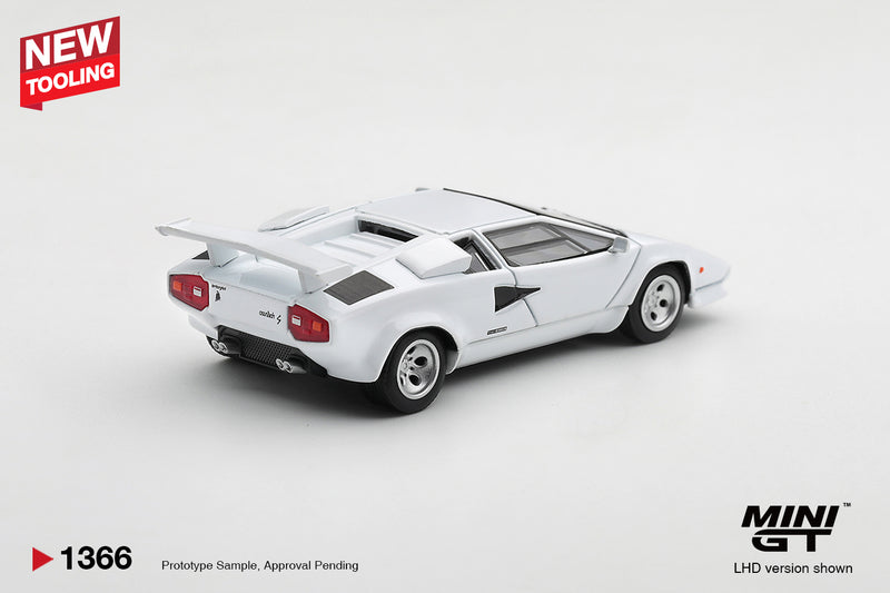 Chargez l'image dans la visionneuse de la galerie, LAMBORGHINI COUNTACH LP500S BLANC 1982 MINI GT 1:64
